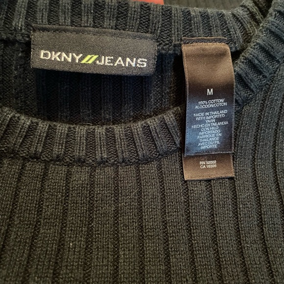 DKNY sweater size M navy blue - Picture 3 of 4